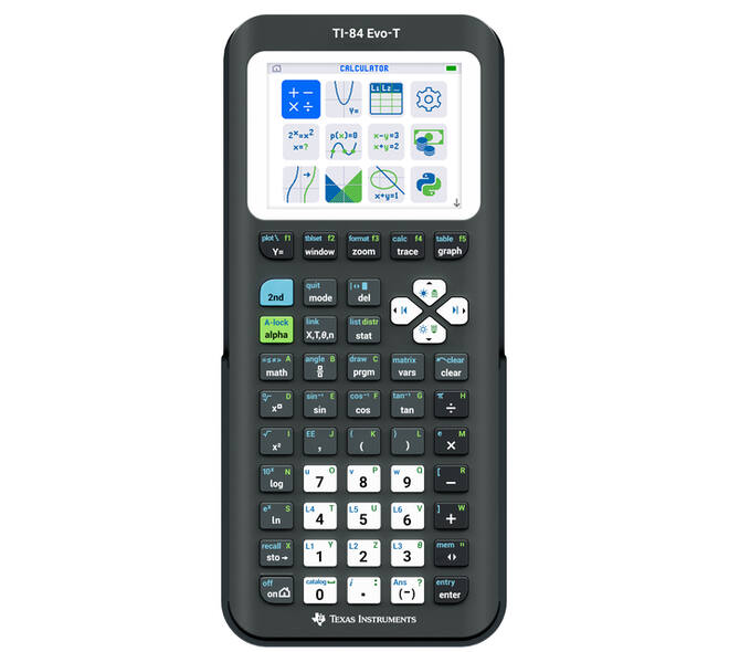 Rekenmachine TI-84 Evo-T zwart