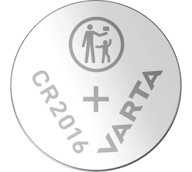 Batterij VARTA knoopcel 2x CR2016 lithium