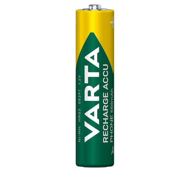 Batterij VARTA oplaadbaar Accu Phone 2x AAA 550mAh