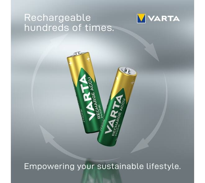 Batterij VARTA oplaadbaar Accu Phone 2x AAA 550mAh