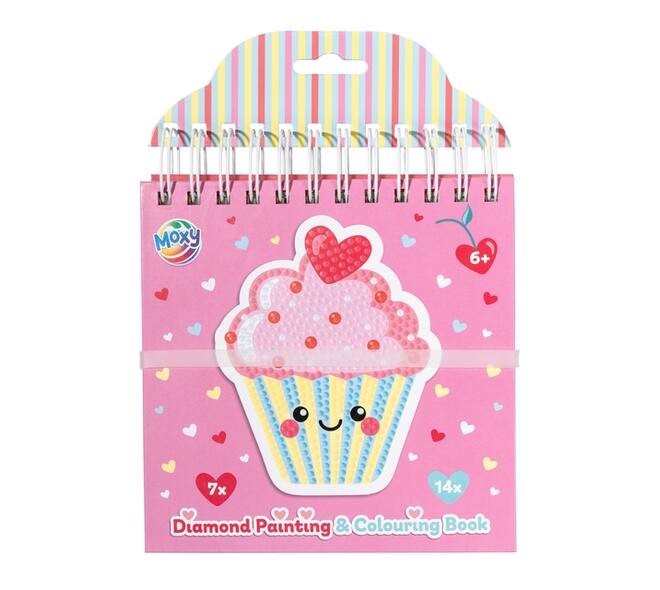 Kleurboek Moxy Diamondpainting 16x16cm