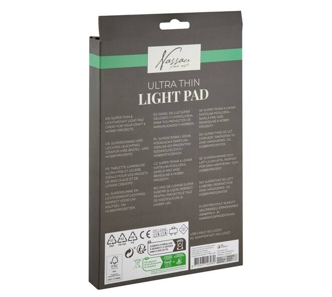Lichtbord Nassau  Art Sensations led A5 23X15cm