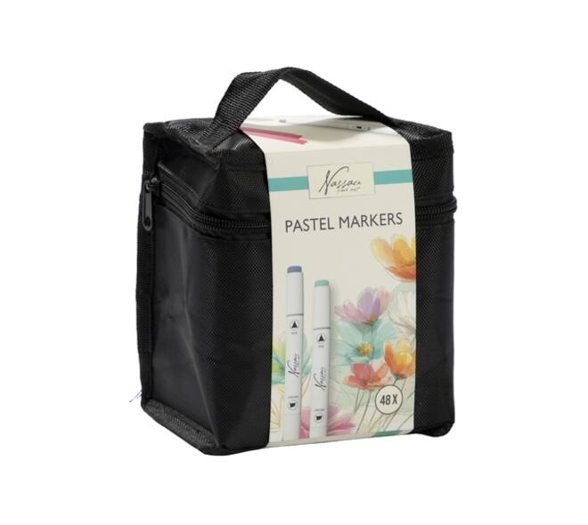 Pastelmarkers Nassau set à 48 kleuren