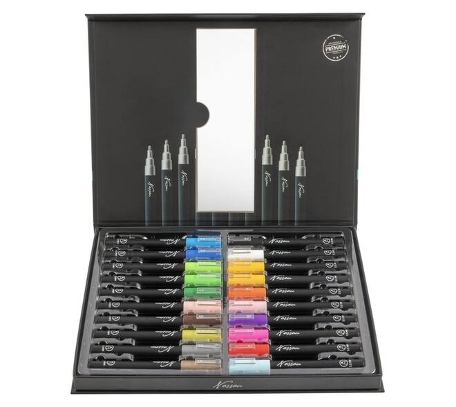 Acrylmarker Nassau set à 20 kleuren