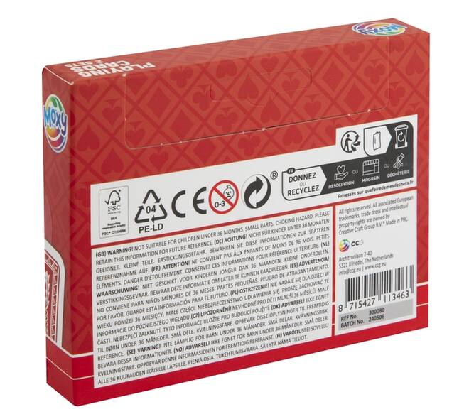 Speelkaarten Moxy doos à 2 sets met 55 kaarten