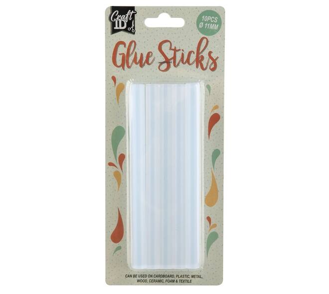 Lijmpatroon Craft ID 15x1,1cm 10 stuks transparant