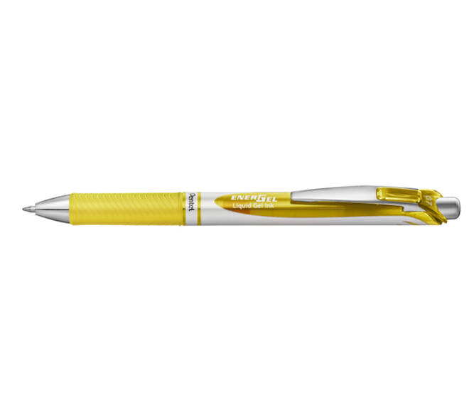 Gelschrijver Pentel BL77 Energel medium geel