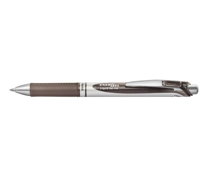 Gelschrijver Pentel BL77 Energel medium sepia