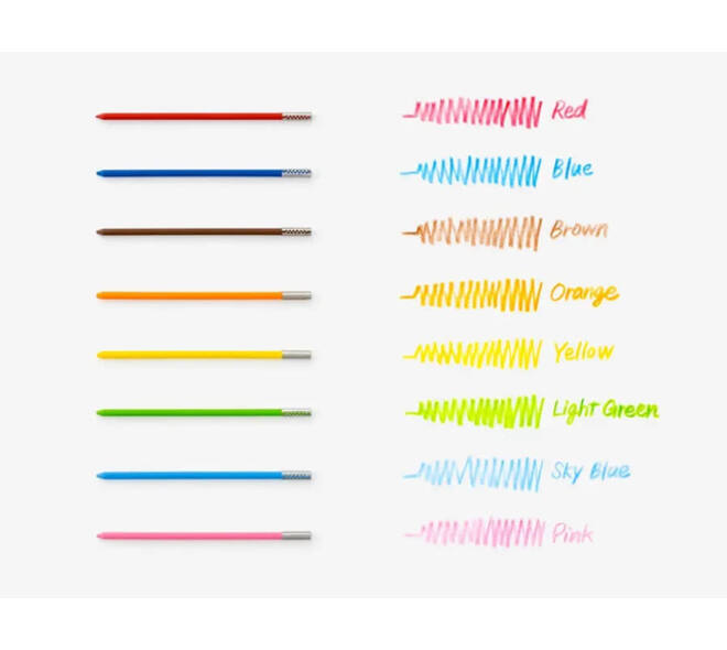 Vulpotlood Pentel XPH804 2.0mm multi 8 kleuren