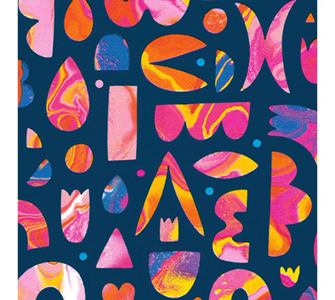 Inpakpapier Rotolux Celebration 200x70cm assorti