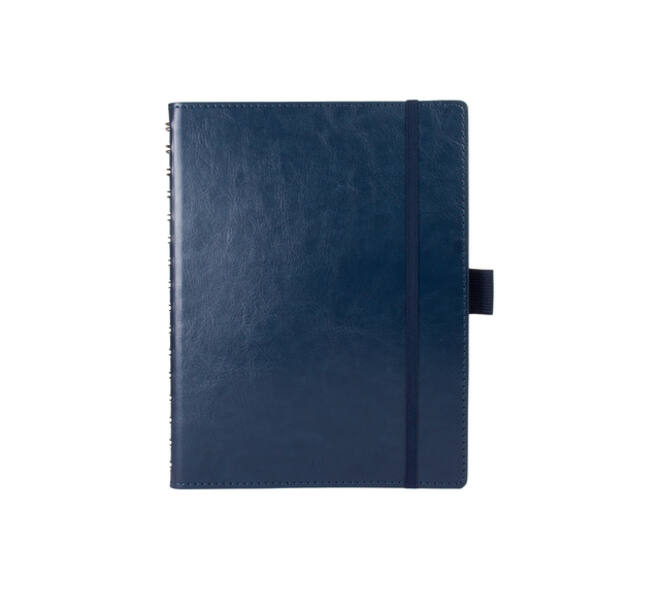 Notitieboek Multo Hannibal A5 blauw kunstleder