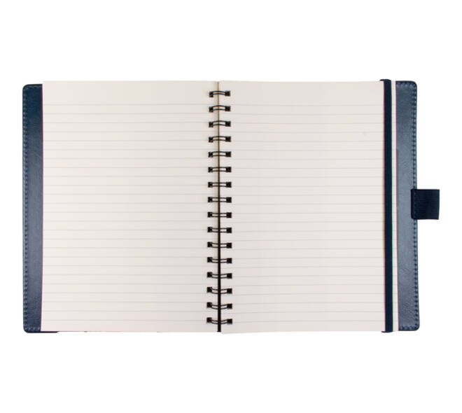 Notitieboek Multo Hannibal A5 blauw kunstleder