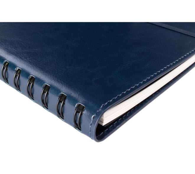 Notitieboek Multo Hannibal A5 blauw kunstleder