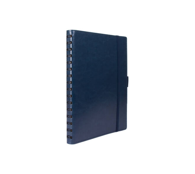 Notitieboek Multo Hannibal A5 blauw kunstleder