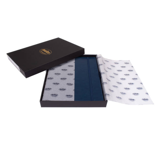 Notitieboek Multo Hannibal A5 blauw kunstleder