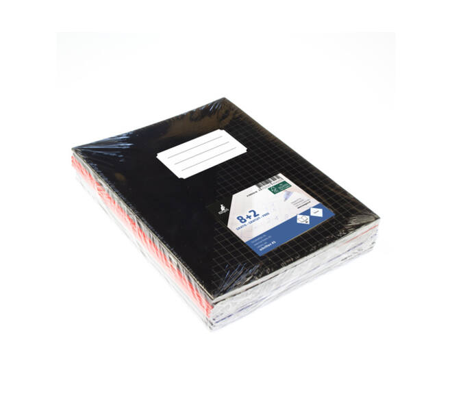 Schrift Kangaro A5 ruit 10mm 80 pagina's 60 gram assorti 10 stuks