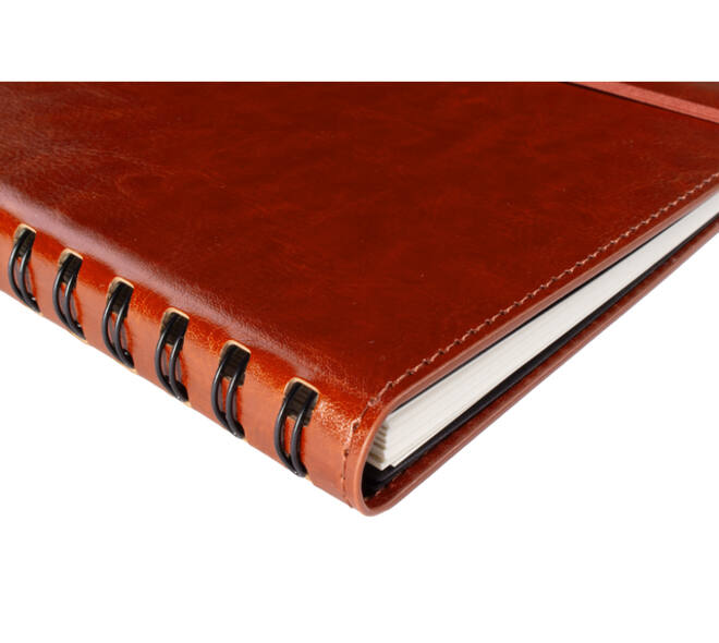 Notitieboek Multo Hannibal A5 cognac kunstleder