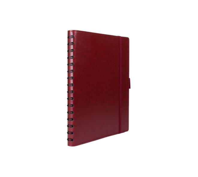 Notitieboek Multo Hannibal A5 bordeaux kunstleder