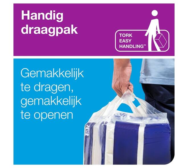 Toiletpapier Tork T4 Premium 3-laags 56x155 vel wit 110319