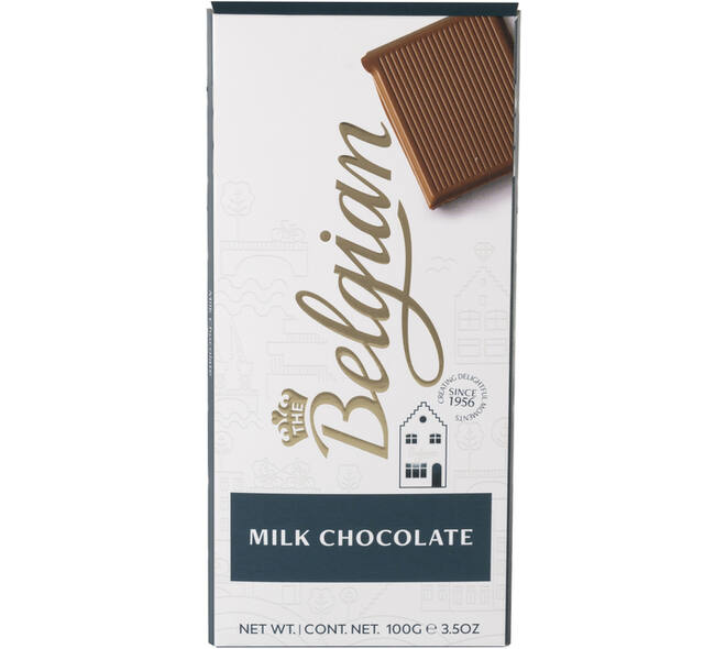 Chocolade The Belgian melk reep 100 gram