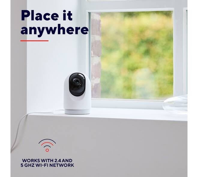 Beveiligingscamera Trust IPCAM-2700 binnenshuis Wi-Fi wit