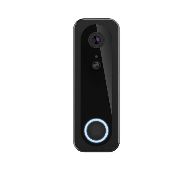 Deurbelcamera Trust DOORCAM-3000B Wi-Fi zwart