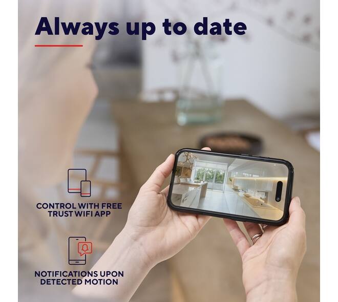Beveiligingscamera Trust IPCAM-2900 binnenshuis Wi-Fi wit