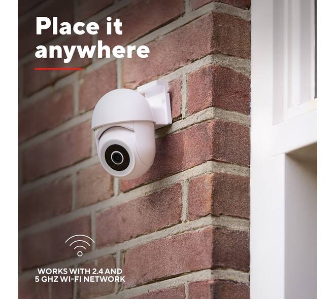 Beveiligingscamera Trust IPCAM-3900 buitenshuis Wi-Fi wit
