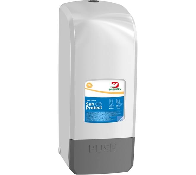 Zonnebrandcrèmedispenser Dreumex Sun Protect wit