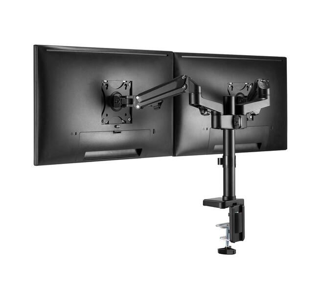 Monitorarm Neomounts DS70-750BL2 zwart 2 scherm