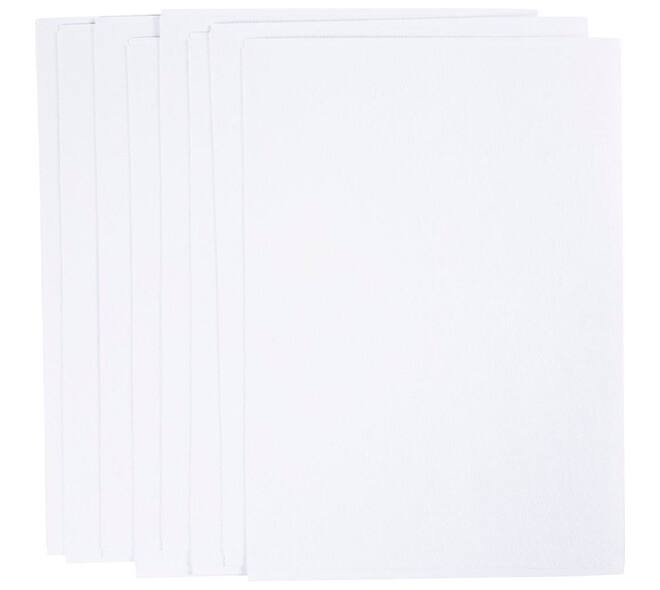 Borduurpapier Creativ Company A5 blister à 8 vellen wit