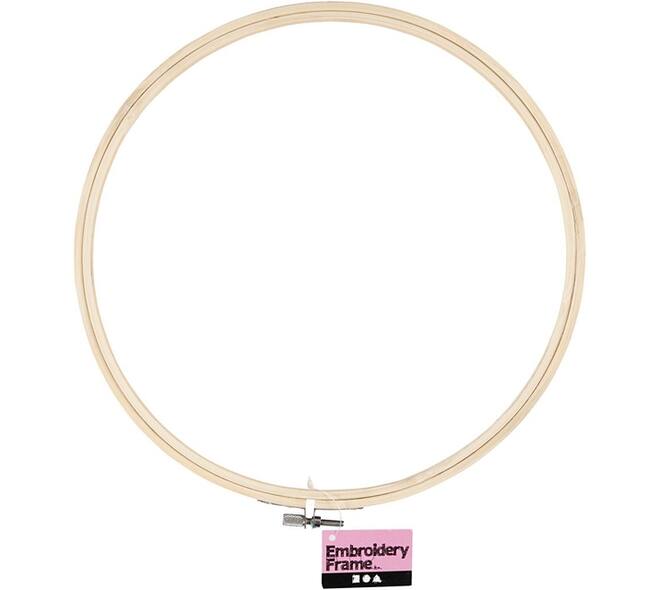 Borduurframe Creativ Company rond 25cm hout