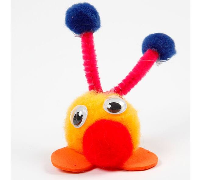 Pompons Creativ Company doos à 720 stuks assorti