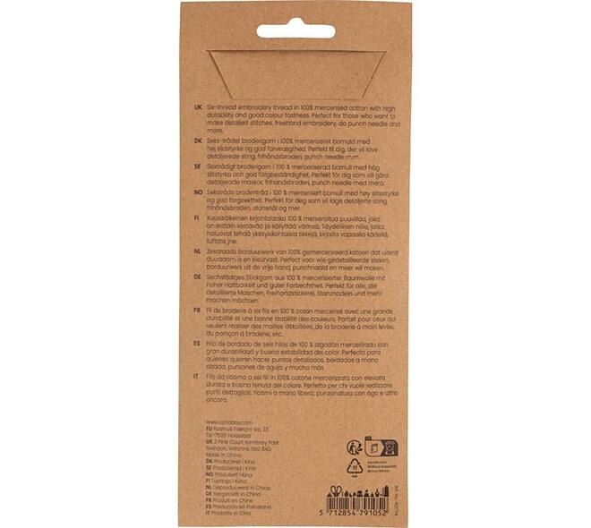 Borduurgaren Creativ Company 8mx1mm set à 10 kleuren