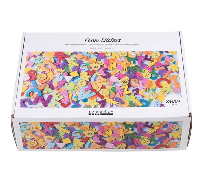 Foamstickers Creativ diverse vormen zelfklevend doos à 2640st assorti