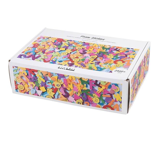 Foamstickers Creativ diverse vormen zelfklevend doos à 2640st assorti