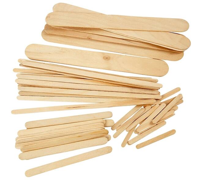 Ijslollystokjes Creativ Company hout set à 4250 stuks