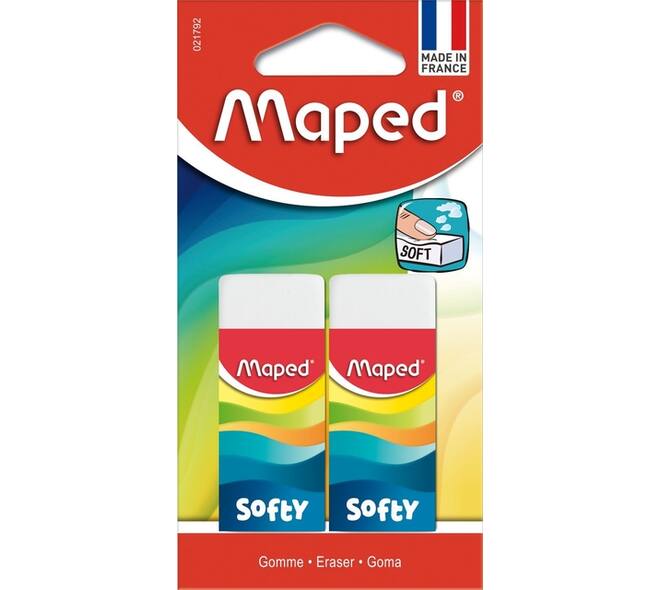 Gum Maped Softy blister à 2 stuks