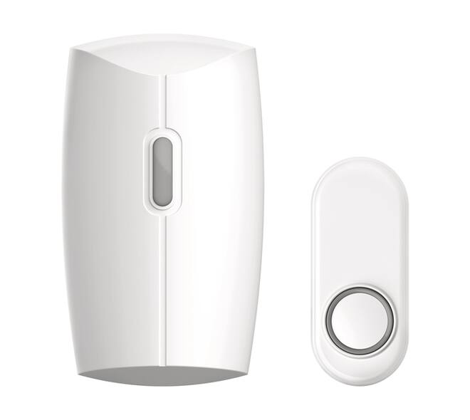Stekkerdeurbelset KlikAanKlikUit ACDB-8000AC wit