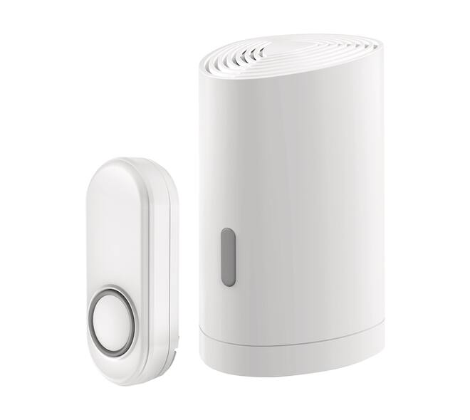 Draadloze deurbelset KlikAanKlikUit ACDB-9000AC wit