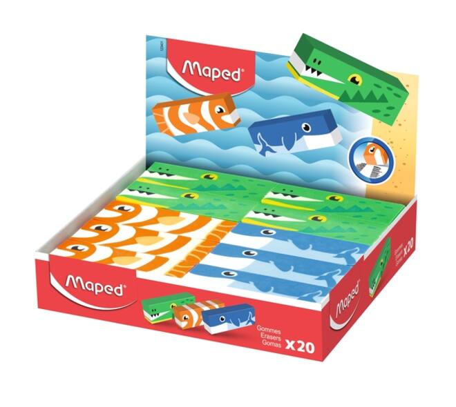 Gum Maped Animals display à 20 stuks assorti