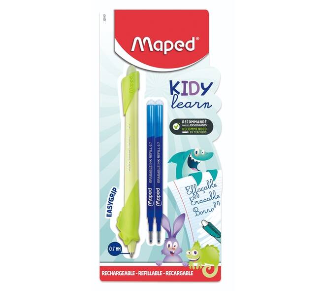 Oefenpen Maped Kidy Learn Magic uitwisbaar met 2 vullingen assorti