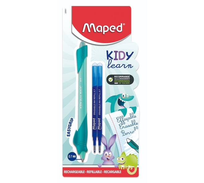 Oefenpen Maped Kidy Learn Magic uitwisbaar met 2 vullingen assorti