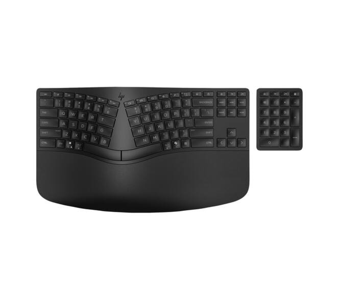 Toetsenbord HP 965 BLK Ergonomisch draadloos QWERTY