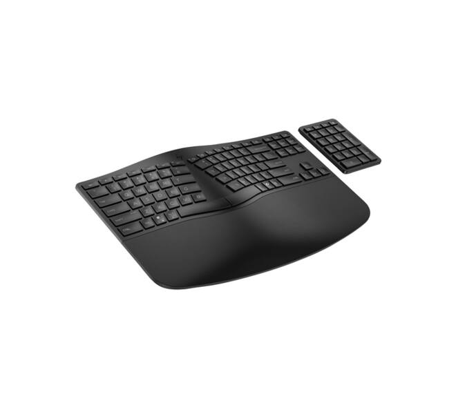 Toetsenbord HP 965 BLK Ergonomisch draadloos QWERTY