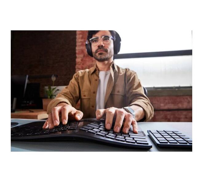 Toetsenbord HP 965 BLK Ergonomisch draadloos QWERTY