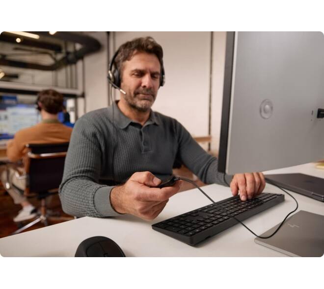 Headset HP Poly Mission 825 Stereo USB