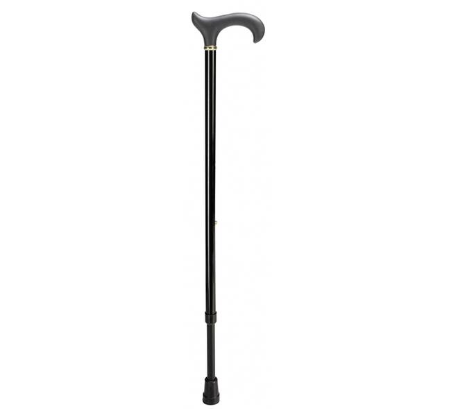 Wandelstok Able2 soft derby handvat zwart