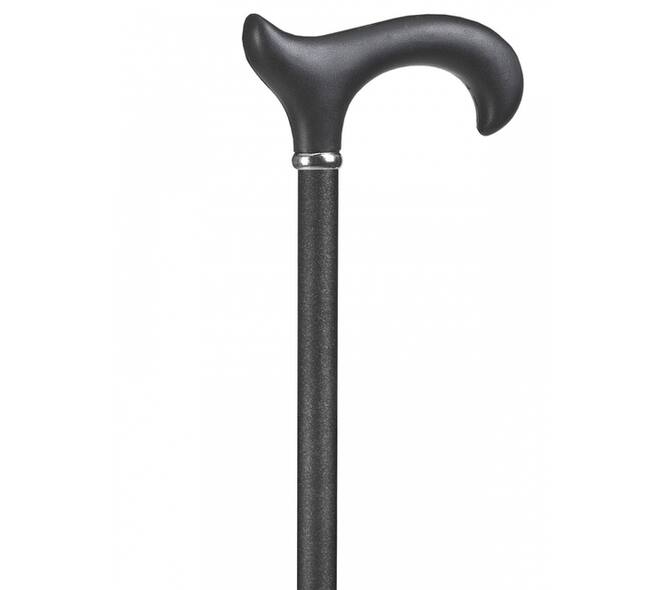 Wandelstok Able2 soft derby handvat zwart