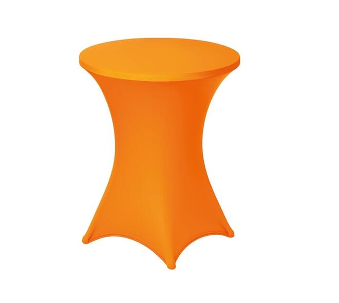 Tafelrok BRASQ voor statafel 80cm oranje